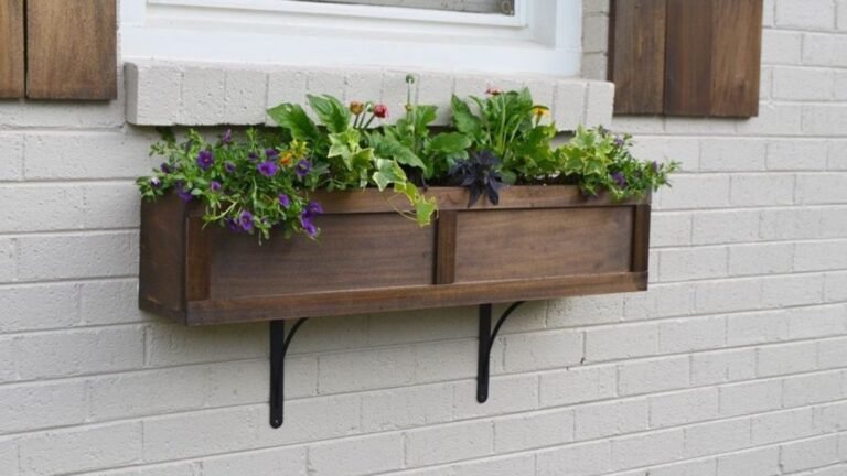 How to Build a Window Box for Flowers